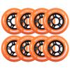 Rollerex VXT500 Inline Skate Wheels 8-Pack - 85A Durable Roller Blade Wheels for Indoor & Outdoor Skating - Fits Standard 608 Bearings (Sunrise Orange, 80mm) view 1