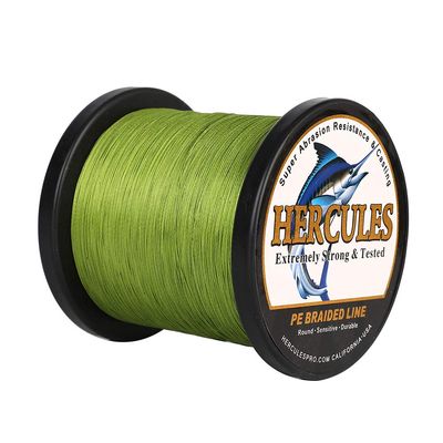 HERCULES Super Strong 1000M 1094 Yards Braided Fishing Line 70 LB Test for Saltwater Freshwater PE Braid Fish Lines 4 Strands - Army Green, 70LB (31.8KG), 0.44MM