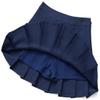 chouyatou Women's Simple High Waist All Around Pleated A-Line Skirt (Large, Navy) view 2