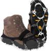 Upgraded Version of Walk Traction Ice Cleat Spikes Crampons,True Stainless Steel Spikes and Durable Silicone,Boots for Hiking On Ice & Snow Ground,Mountian. view 1