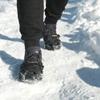 Upgraded Version of Walk Traction Ice Cleat Spikes Crampons,True Stainless Steel Spikes and Durable Silicone,Boots for Hiking On Ice & Snow Ground,Mountian. view 2
