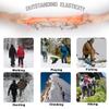 Upgraded Version of Walk Traction Ice Cleat Spikes Crampons,True Stainless Steel Spikes and Durable Silicone,Boots for Hiking On Ice & Snow Ground,Mountian. view 3