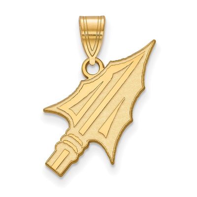 10ky LogoArt Florida State University Large Pendant, 10 kt Yellow Gold