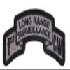 1st Cavalry Long Range Surveillance Scroll Patch ACU Colors - Hook Fastener Patch - 3-5/8" X 1-5/8" view 1