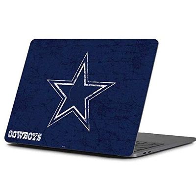 Skinit Decal Laptop Skin Compatible with MacBook Pro 13-inch (2016-17) - Officially Licensed NFL Dallas Cowboys Distressed Design