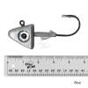 Qty 2 Fish WOW! 8oz Shad Jig Head 32786 MUSTAD Hook 2X Strong 10/0 Black Nickel Hooks Jigheads - Unpainted view 4