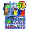 Lyu Bao 270 PCS Fishing Lures Kit Set for Bass Trout Salmon Saltwater Freshwater Including Spoon Lures Soft Hard Plastic Worms CrankBait Jigs Topwater Frog Lures with Free Tackle Box view 1