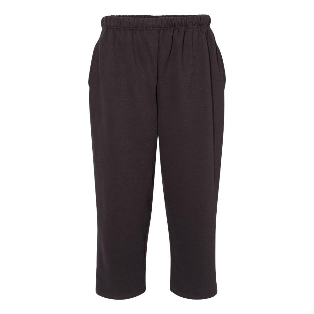 C2 Sport 5577 Open Bottom Sweatpant with Pockets Black S