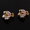 Grace Jun Rhinestone Bowknot Clip on Earrings No Pierced Easy to Wear Cuff Earrings (Bowknot rhinestone) view 3