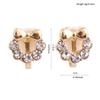 Grace Jun Rhinestone Bowknot Clip on Earrings No Pierced Easy to Wear Cuff Earrings (Bowknot rhinestone) view 4