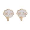 Cute Small Clouds Smile Shape Clip on Earrings Without Piercing Fashion Cuff Ear Clip (Clouds) view 1