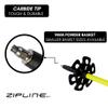 Zipline Blurr 16.0 Graphite Composite Downhill Ski Poles - Lightweight, Freeride All-Mountain, Vibration Dampening (Screaming Yellow, 42" in./107 cm) view 4