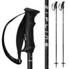 Zipline Blurr 16.0 Graphite Composite Downhill Ski Poles - Lightweight, Freeride All-Mountain, Vibration Dampening (Midnight Black, 52" in./132 cm) view 1