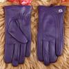 NappaNovum Women's Nappa Leather Gloves Lambskin Gloves Winter Warm Gloves (XL, Purple) view 2