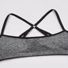 Hanes Big Girl's ComfortFlex Fit Seamless Racerback 2-Pack Bra, Gravey Grey Heather/Black, Large view 3