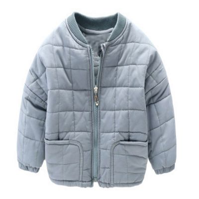 Winter Jacket for Toddler Boys Casual Baseball Jacket Winter Coat for Baby Boy (6, Grey)