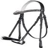 HKM SPORTS EQUIPMENT Sports Carolin Equipment Bridle Carolin, Black/White, Pony view 1