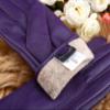 NappaNovum Women's Nappa Leather Gloves Lambskin Gloves Winter Warm Gloves (L, Purple) view 4