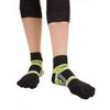 TOETOE - Sports Micro-Fibre Running Micro Crew Toe Socks (Green, 3.5-6) view 2
