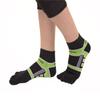 TOETOE - Sports Micro-Fibre Running Micro Crew Toe Socks (Green, 3.5-6) view 3
