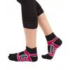 TOETOE - Sports Micro-Fibre Running Micro Crew Toe Socks (Pink, 6.5-9) view 4
