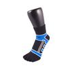 TOETOE - Sports Micro-Fibre Running Micro Crew Toe Socks (Blue, 3.5-6) view 1