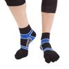 TOETOE - Sports Micro-Fibre Running Micro Crew Toe Socks (Blue, 3.5-6) view 3