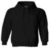0021. Vintage American Flag United States of America Military us USA Patriotic Style Sweatshirt Pullover Hoodie (Black, X-Large) view 2