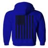 0021. Vintage American Flag United States of America Military us USA Patriotic Style Sweatshirt Pullover Hoodie (Royal, Small) view 3
