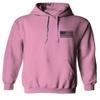 0021. Vintage American Flag United States of America Military us USA Patriotic Style Sweatshirt Pullover Hoodie (Pink, Medium) view 2