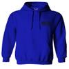 0021. Vintage American Flag United States of America Military us USA Patriotic Style Sweatshirt Pullover Hoodie (Royal, Large) view 2