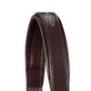 Circuit Dover Saddlery Classic Fancy-Stitched Leather Halter - Chocolate/Chocolate, Horse-F/S view 1