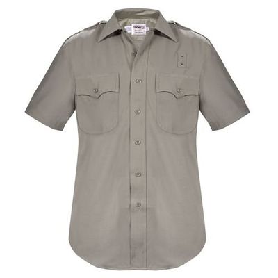 Elbeco Mens, Tan, California Highway Patrol Short Sleeve Shirt - 7157N-16