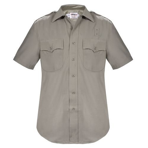 Elbeco Mens, Tan, California Highway Patrol Short Sleeve Shirt - 7157N-16