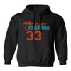 KINGS SPORTS Flint Tropics Jackie Moon 33 Semi Pro Basketball Men's Hoodie Sweatshirt (Black,4XL) view 2