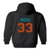 KINGS SPORTS Flint Tropics Jackie Moon 33 Semi Pro Basketball Men's Hoodie Sweatshirt (Black,4XL) view 4