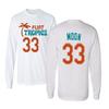 KINGS SPORTS Flint Tropics Jackie Moon 33 Semi Pro Basketball Men's Long Sleeve T Shirt (White,2XL) view 1