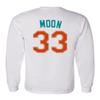 KINGS SPORTS Flint Tropics Jackie Moon 33 Semi Pro Basketball Men's Long Sleeve T Shirt (White,2XL) view 4