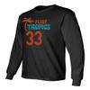 KINGS SPORTS Flint Tropics Jackie Moon 33 Semi Pro Basketball Men's Long Sleeve T Shirt (Black,L) view 3