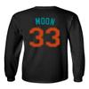 KINGS SPORTS Flint Tropics Jackie Moon 33 Semi Pro Basketball Men's Long Sleeve T Shirt (Black,L) view 4