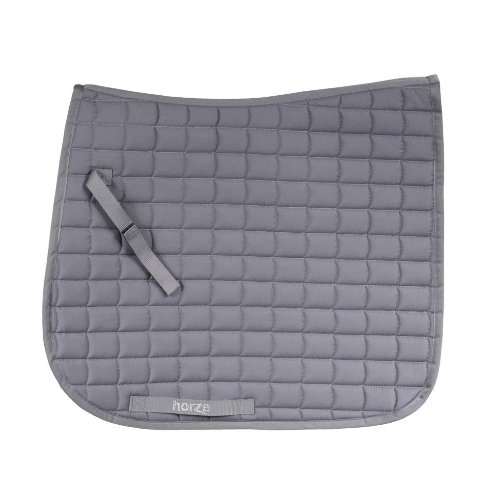 HORZE Bristol Dressage Saddle Pad - Grey - Pony