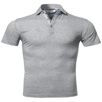 Casual Premium Quality Short Sleeve Various Style Polo Top Grey3 Size M