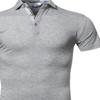 Casual Premium Quality Short Sleeve Various Style Polo Top Grey3 Size M view 3