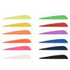 GPP 100PK 3 inch Plastic Arrow Vane TPU Fletchings for DIY Arrow Archery Bow,Blue view 2