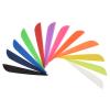 GPP 100PK 3 inch Plastic Arrow Vane TPU Fletchings for DIY Arrow Archery Bow,Blue view 3