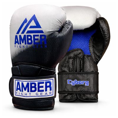 Cyborg 101 Training Gloves for Boxing, Kickboxing, Muay Thai, Durable Sparring Gloves with Foam Padding & Mesh Ventilation, Secure Hook & Loop Closure, Shock-Absorbing Punching Mitts, 16oz