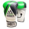 Fury Boxing Gloves - Kickboxing, Muay Thai Training Gloves, Sparring Punching Bag Mitts, Durable PU, Shock-Absorbing Foam Core, Non-Slip Wrist Support, Multi-Sport Glove, 16oz, Green/Black view 2