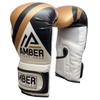 Fury Boxing Gloves - Kickboxing, Muay Thai Training Gloves, Sparring Punching Bag Mitts, Durable PU, Shock-Absorbing Foam Core, Non-Slip Wrist Support, Multi-Sport Glove, 16oz, Gold/Black view 2