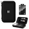 Target Darts Takoma XL Darts Wallet Case, Black  Holds 6 Darts, Protective EVA Holder with Double Zip Lock Pouches  Professional Dart Accessories view 1