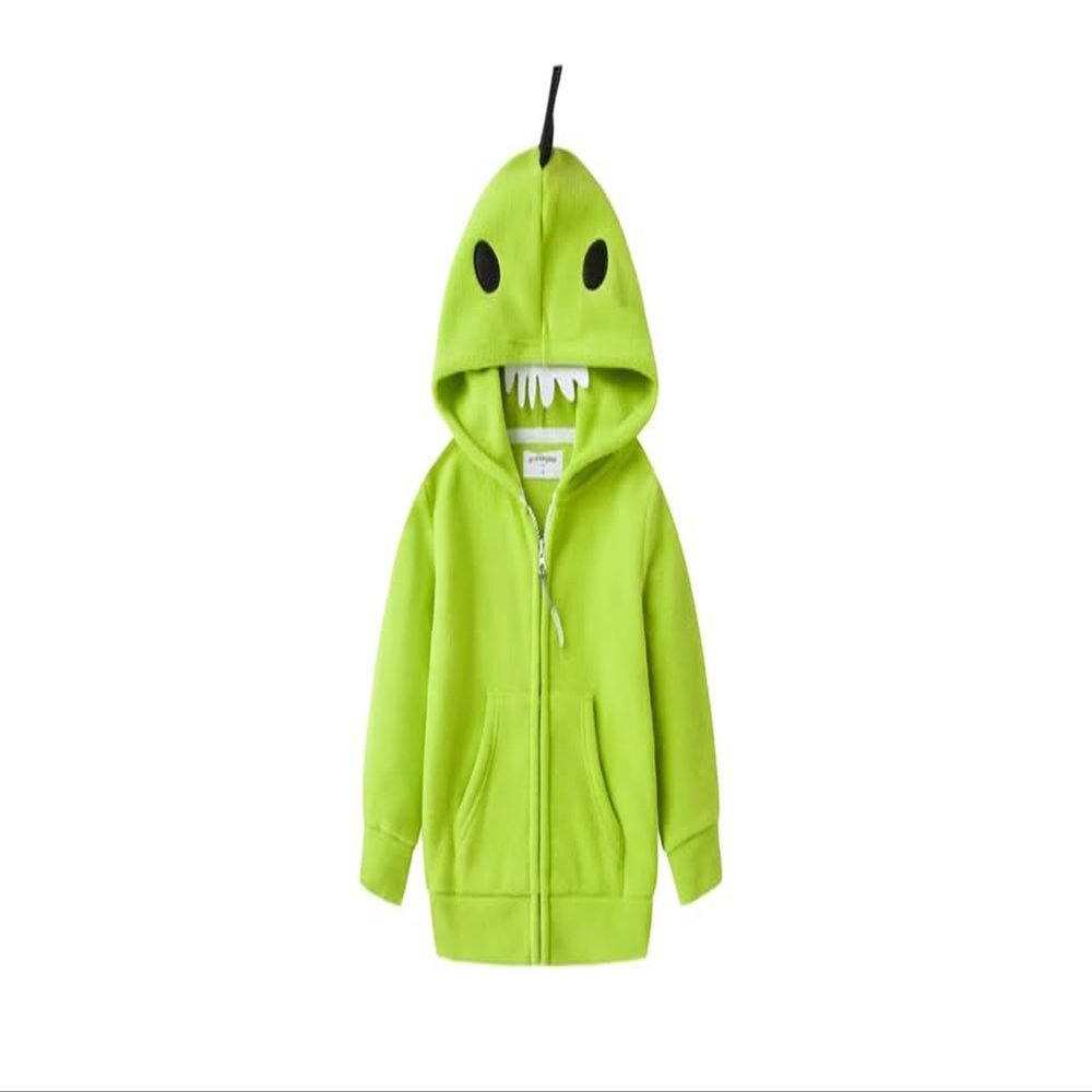Stesti Winter Jacket for Toddler Boys Fleece Warm Lovely Jacket Winter Coat for Baby Boy (5T, Frog)